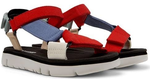 Sandalen - Color-Blocking - Textiel - Flexibele Zool - Platte Hak