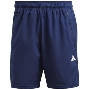 adidas Heren Train Essentials Geweven Training Short, XS 5 in Donkerblauw/Wit