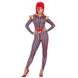 Miss Space Superstar Costume, Multi-Coloured, with Jumpsuit & Belt, (L)