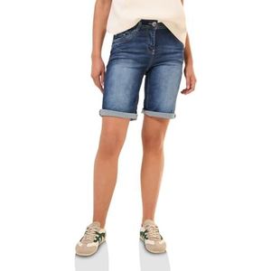 Cecil Style NOS Scarlett Shorts Midblue mid Blue Used wash 28, Mid Blue Used Wash, 28