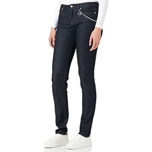 Love Moschino Gerecycled Fibers Gepersonaliseerd met ketting en hart, casual broek, donkerblauw (dark blue denim), 25