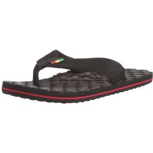 Vans Heren dorsmachine (dambord) zwart/Rasta slippers Vxd55Gv, Dambord Zwart Rasta, 47 EU