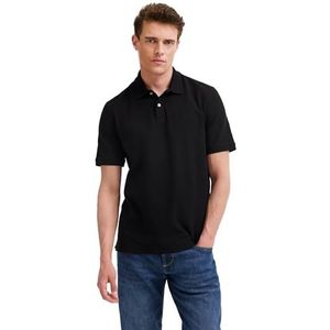 Bugatti - Poloshirt - Zwart - Modern Fit Piqué