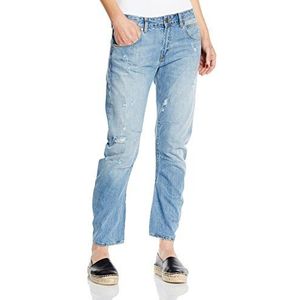 Cross Jeans Jamiee Boyfriend Jeansbroek voor dames, Blauw (Light Blue Used Destroyed 006), 25W x 32L