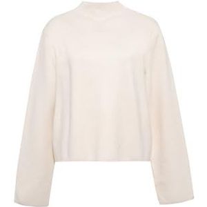 Mavi Dames HIGH Neck Sweater Pullover, Kokosnoot Milk, S, Coconut Milk., S