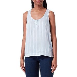 United Colors of Benetton Tanktop 5UEFDH007, lichtblauw gestreept, 77F, L dames, lichtblauw gestreept 77f, L