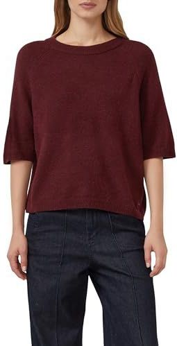 Regular fit gebreide pullover met alpaca