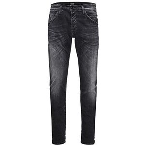 Jack & Jones Jeans Intelligence Mens Black Denim Slim, zwart denim, 27