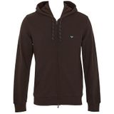 Emporio Armani Iconic Piquet Sweatshirt Met Rits