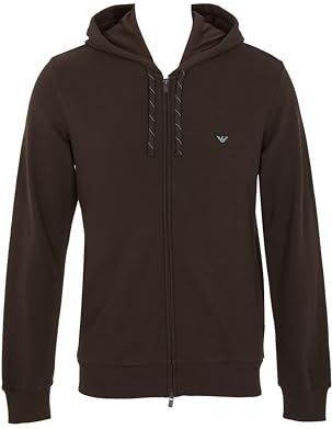 Emporio Armani Iconic Piquet Sweatshirt Met Rits