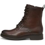 Marc O'Polo - Veterlaarsjes - Donkerbruin - Leer