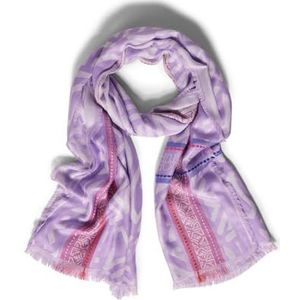 STREET ONE Dames A572433 Print Lange sjaal, Smell of Lavender, A, geur van lavendel, A