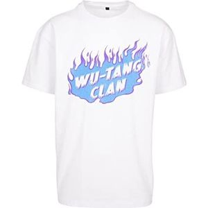 Mister Tee Men's Tang Clan Wu Cloud Oversized Tee Wit XS T-Shirt, wit, XS