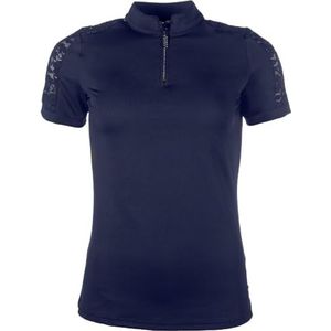 HKM Nelly Kurzarm Shirt met korte mouwen voor dames Donkerblauw XS