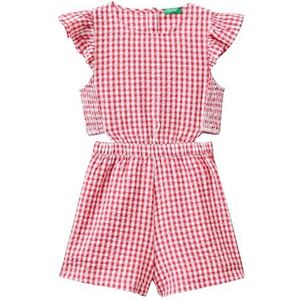 United Colors of Benetton Jumpsuit voor meisjes en meisjes, Rood, 170 cm