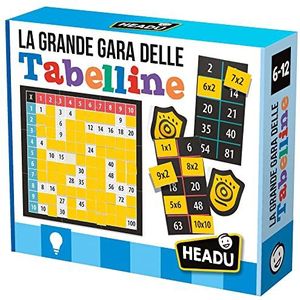 Headu It25428 Educatief spel voor kinderen van 6 tot 10 jaar, gemaakt in Italië
