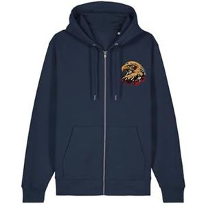 COMPAGNIE DE CALIFORNIE Sweatshirt met ritssluiting voor kinderen, 8 jaar, marineblauw, Blauw, 8 Jaar