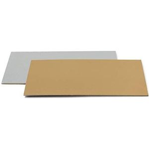 DECORA 0932518 Taartplaten in set goud/zilver 40 x 60 cm