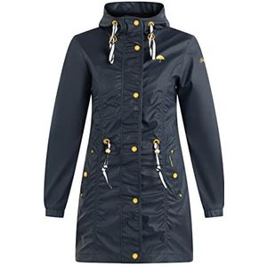 Schmuddelwedda Incus regenjas voor dames, Marine lichtgrijs melange, M