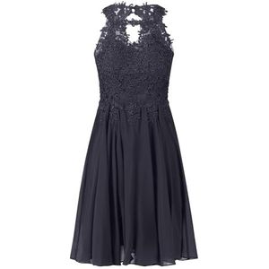 APART Fashion - Robe de Cocktail - Blauw Nacht - Korte Maat