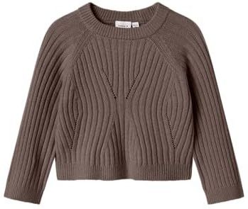 Gebreide Trui - Loose Fit - Ronde Hals - Lange Mouwen - Platgebreid