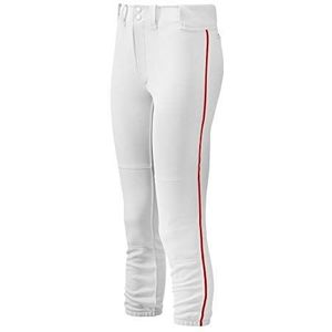 Mizuno Vrouwen Vrouwen Riemen Piped Pant Vrouwen Riem Piped Pant S Wit-Rood