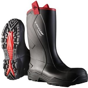 Dunlop Protective Footwear Purofort Rugged Full Safety Rubberlaarzen, uniseks, zwart, maat 41