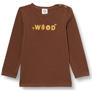 Müsli by Green Cotton Baby Jongens Forest Print L/S T-shirt, bark, 56