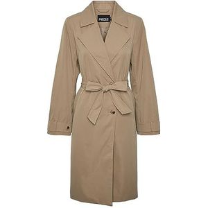 PIECES Pcjikkie trenchcoat voor dames, silver mink, M