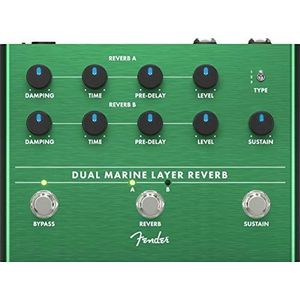 Fender® »DUAL MARINE LAYER REVERB« Vloer Effectpedaal