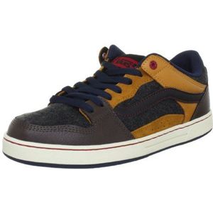 Vans Baxter Sportschoenen Mannen, Braun Textiel Bruin Soedan, 39 EU