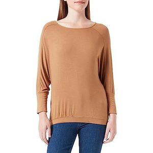 s.Oliver Dames 2122260 T-shirt 3/4 mouw, bruin, 34