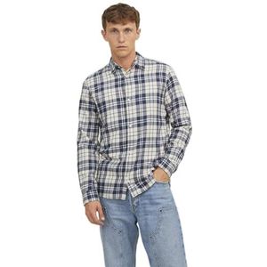 Bestseller A/S Heren Jorjoshua Check Shirt Ls Vrijetijdshemd, Grote dipper, L