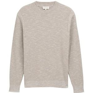 TOM TAILOR - Trui - Beige Gemêleerd - Gebreide Truien