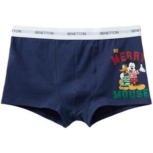 United Colors of Benetton Boxershorts 3Z1R2X00Q, donkerblauw 252, M heren, donkerblauw 252, M