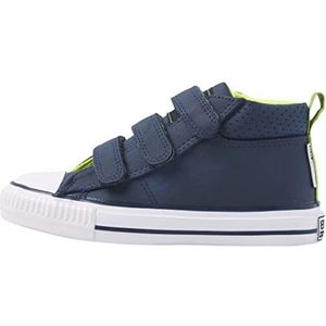 British Knights Kaya PRO Jongens HIGH-TOP Sneaker, Dunkelblau Limette, 33 EU