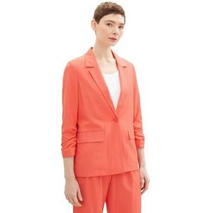 TOM TAILOR Denim Damesblazer, 11042 - Plain Rood, M
