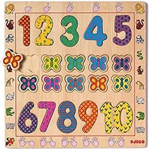 Djeco - 79977 - Puzzel 1 tot 10-10 stukjes