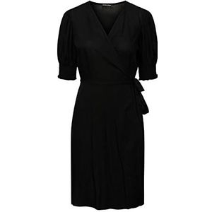 PIECES Wikkeljurk voor dames PCTALA, zwart, M
