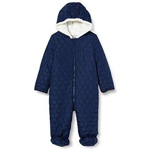 Sanetta Babyjongens Deep Blue gewatteerde outdooroverall in donkerblauw Fiftyseven, blauw, 68 cm