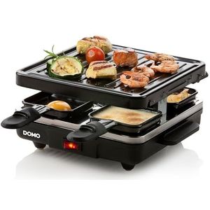 Domo DO9147G - Gourmetset - Racletteset - Compact - 4 personen