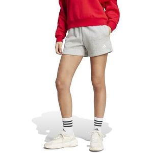 adidas Dames ESSENTIALS SMALL LOGO FLEECE SHORTS, medium grey heather, XS