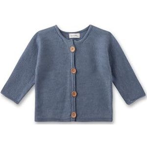 Sanetta Gebreid vest voor babyjongens, blauw, 68 cm