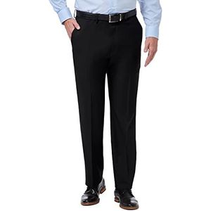 Haggar Heren Premium Comfort Dress Pant Reg. en grote & hoge maten, Zwart, 40W / 31L