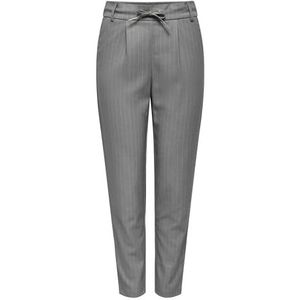 ONLY Klassieke broek voor dames, Lichtgrijs gemêleerd/strepen: w. Clouddancer Stripes, XXS x 32L