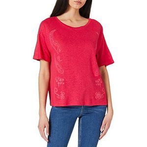 Desigual Dames Ts_Clementine T-shirt, rood, XL