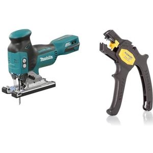 Makita DJV181Z Accu-pendeldecoupeerzaag 18 V (zonder accu, zonder oplader) & JOKARI 20050 striptang Super 4 plus