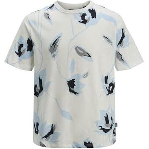 Jack & Jones - Jprblapalermo AOP - T-shirt - Cloud Dancer