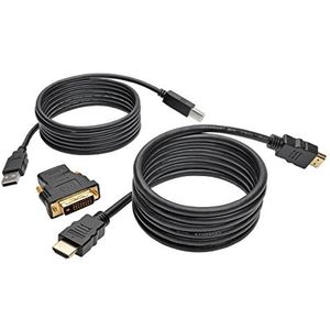 TRIPP LITE 6ft HDMI DVI USB KVM Kabel Kit USB A/B Toetsenbord Video Mouse 6' (P782-006-DH) 6 ft. Goud