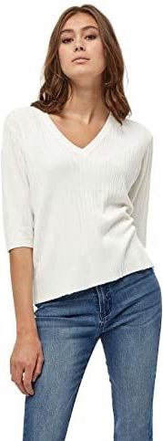 Peppercorn - Tana - Trui - Wit - V-hals - Slanke Pasvorm